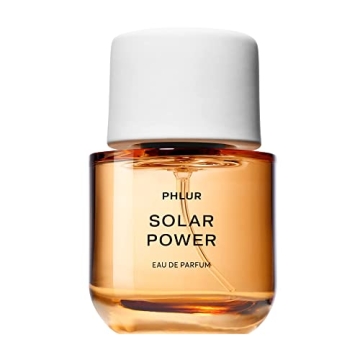 PHLUR Solar Power Eau de Parfum - Full Size 50ml Unisex Fragrance with Floral & Fruity Notes
