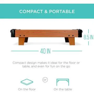 40in Portable Tabletop Air Hockey Arcade Table