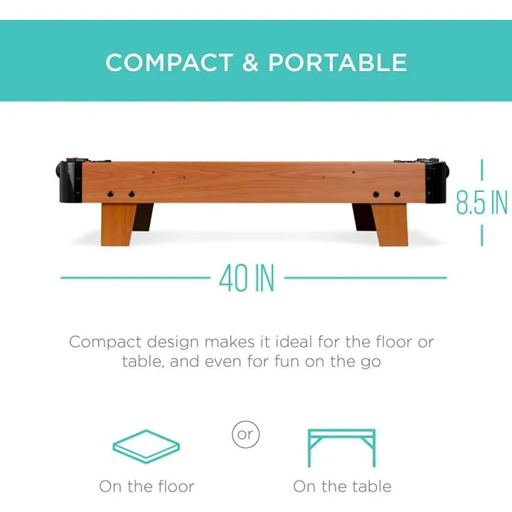 40in Portable Tabletop Air Hockey Arcade Table
