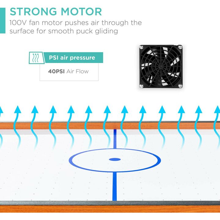 40in Portable Tabletop Air Hockey Arcade Table