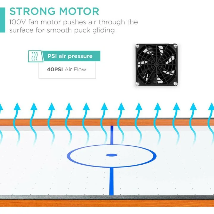 40in Portable Tabletop Air Hockey Arcade Table