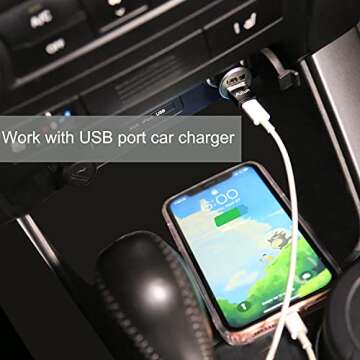 Ailun USB C Female to USB A Male Adapter 3 Pack Type C to A Charger Cable Adapter for iPhone 14 13 11 12 Mini Pro Max Galaxy Note 10 S20 Plus 20 S21 21 FE Ultra