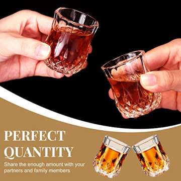 Meanplan 36 Pcs Mini Shot Glasses - Stylish Tasting Cups