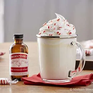 Nielsen-Massey Holiday Gifts Food Flavoring Bundle, Almond Extract, Peppermint Extract, Madagascar Bourbon Pure Vanilla Extract for Baking and Cooking, 2 Ounce Bottles