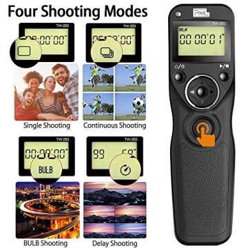 PIXEL TW-283/N3 Wireless Shutter Remote Release Control for Canon 5D Mark III/ 5D Mark IV/ 5D 6D /7D...