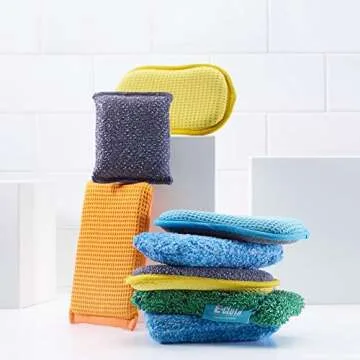 E-Cloth Kitchen Dynamo: Premium Microfiber Dish Scrubber