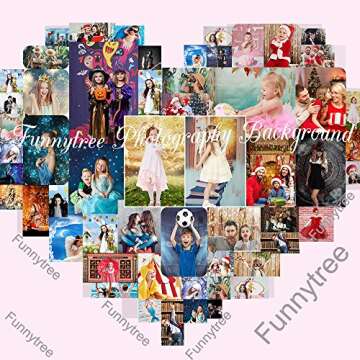 Funnytree 7X5ft White Vintage Wood Backdrop Wooden Board Photography Bokeh Rustic Faux Panel Flat Background Portrait Retro Texture Photo Booth Studio Props Poster Photoshoot Photografia Decoration