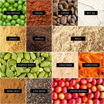 Truvani Protein + Energy Drink Mix with 87mg Caffeine | Chocolate Mocha | 12g Organic Plant Based Protein | 20 Servings | USDA Organic Coffee Powder & Adaptogens | Gluten & Dairy Free | Vegan