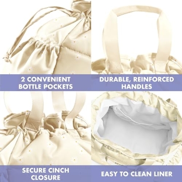 Stylish Insulated Lunch Bag for Women with Containers