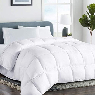COHOME All Season Oversized King Cooling Comforter， Down Alternative Comforter - Quilted Duvet Ins...