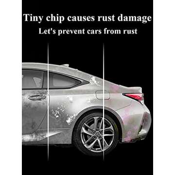 SYOAUTO Touch up Paint Silver Fit for Tesla Model Y 3 X S Tesla Model Paint Repair kit Tesla Paint Pen Tip and Brush 2 in 1 Auto Touch Up Paint Pen 0.4 oz (Midnight Silver Metallic)