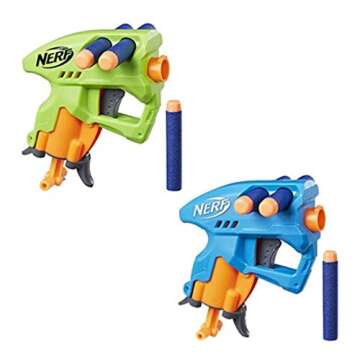 Nerf N-Strike NanoFire Blaster - Perfect for Kids 8+