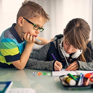 PLAYOLY Miniature Fruit & Animal Erasers for Kids