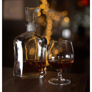 Bormioli Rocco Glass Decanter - Elegant Airtight Design