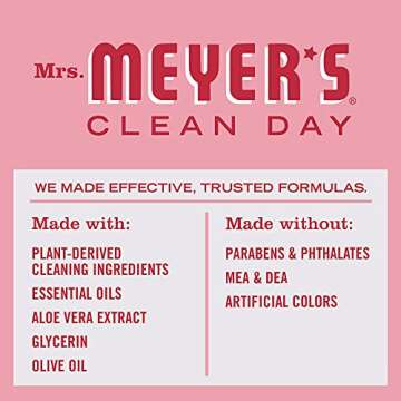 Mrs. Meyer's Clean Day Liquid Hand Soap, Made with Essential Oils, Peppermint Scent, 12.5 Fl Oz (Pack of 1)
