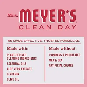Mrs. Meyer's Clean Day Liquid Hand Soap, Made with Essential Oils, Peppermint Scent, 12.5 Fl Oz (Pack of 1)