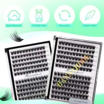 Hannahool Mixed Length False Eyelashes for Glamorous Looks