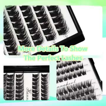 Hannahool Mixed Length False Eyelashes for Glamorous Looks