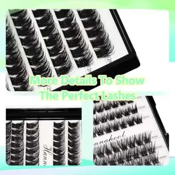 Hannahool Mixed Length False Eyelashes for Glamorous Looks