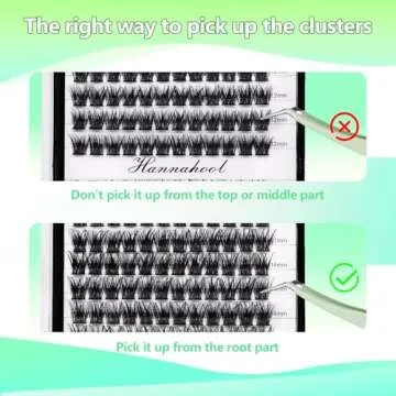 Hannahool Mixed Length False Eyelashes for Glamorous Looks