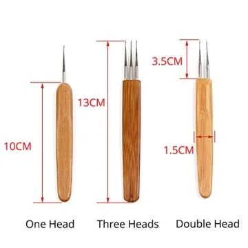 Dreadlock Crochet Needle Crochet Needle for Dreadlocks Loc Crochet Needle Loc Tools for Dreads Interlocking Tool for Locs (0.75mm)