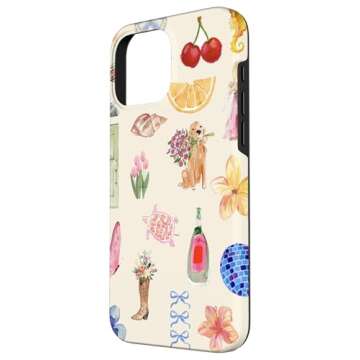 iPhone 16 Pro Max Aesthetic Italian European Summer Preppy Collage Case
