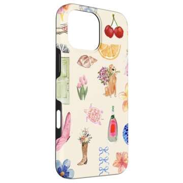 Aesthetic iPhone 16 Pro Max Italian Summer Case | Stylish Protection