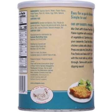 Gourmet Gluten Free Panko by Jeff Nathan - 15 Oz