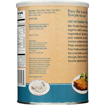 Gourmet Gluten Free Panko by Jeff Nathan - 15 Oz