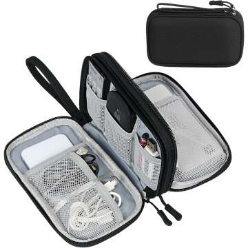 Travel Cable Organizer Bag Waterproof & Portable