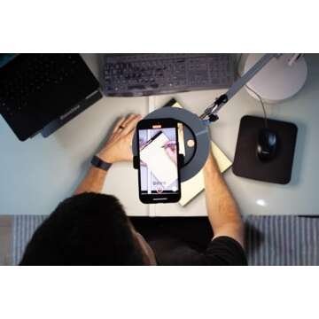 Canvas Original Lamp with Matte Metal Base (White Lamp & White Metal Base)