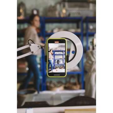 Canvas Original Lamp with Matte Metal Base (White Lamp & White Metal Base)