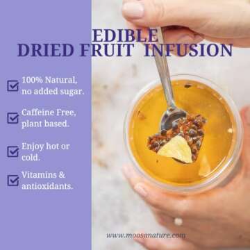 Moosa Tropical Dried Fruit Tea Infusion, Variety pack - Mixed Berries, Immune Citric, Tropical Medle...