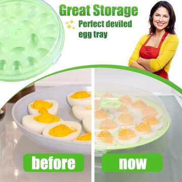 HANSGO Deviled Egg Carrier For Easy Transport and Storage