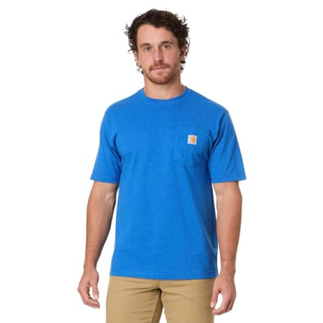 Carhartt Men's Heavyweight Pocket T-Shirt – Beacon Blue Heather