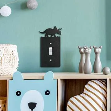 Dinosaur Kids Light Switch Cover Set for Creative Rooms