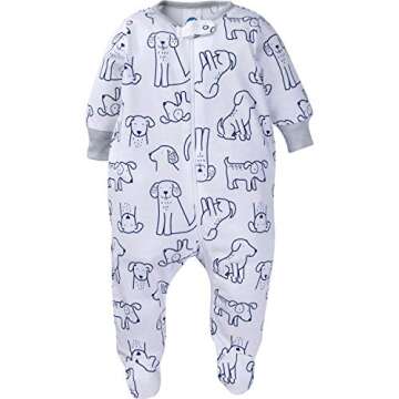 Onesies Brand baby boys 4-pack 'N Plays Footies and Toddler Sleepers, Dog, Newborn US