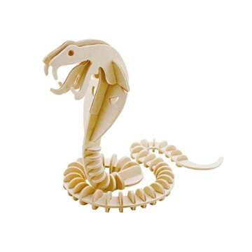 Homeford Snake 3D Wooden Puzzle, 8-1/2-Inch