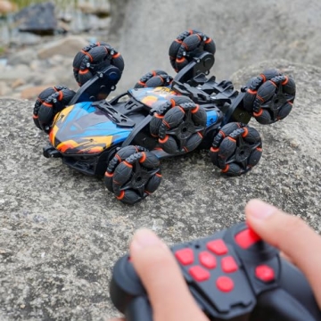 NEXBOX RC Stunt Car for Kids, 8 Wheels & Gesture Control