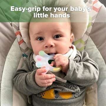 Haakaa Palm Teether - Safe Silicone Teething Toy for 3M+ Babies