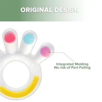 Haakaa Palm Teether - Safe Silicone Teething Toy for 3M+ Babies
