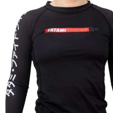 Tatami Fightwear Women's Global Long Sleeve Rashguard - XL - Black