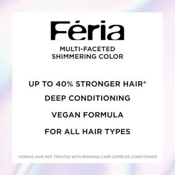 L'Oreal Paris Feria Multi-Faceted Shimmering Permanent Hair Color, 45 French Roast (Deep Bronzed Brown), Pack of 1, Hair Dye
