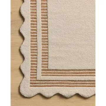Loloi Chris Loves Julia Scottie Collection SCO-01 Ivory/Rust 2'-3" x 3'-9", .87" Pile Height, Runner Rug