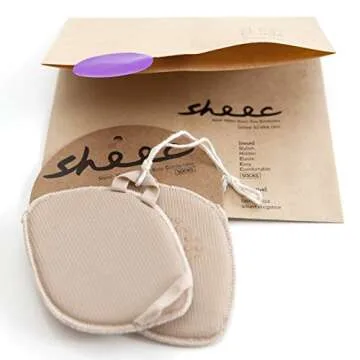 Ball-of-Foot Sock Cushion - Washable – SockShion by SHEEC - Cream 1 Pair