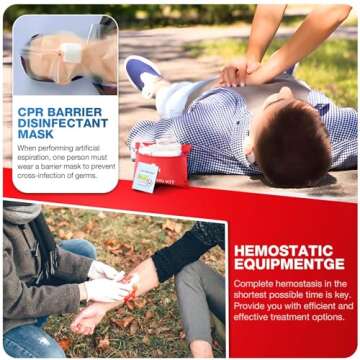 First Aid Kit 107-Piece Emergency Essentials for Travel