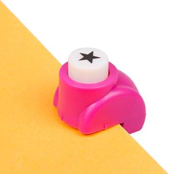 Scrapbook Paper Punch Set - 58 Mini Hole Punchers with Case