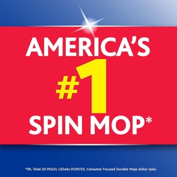 O-Cedar EasyWring Spin Mop Microfiber Refill Pack of 4