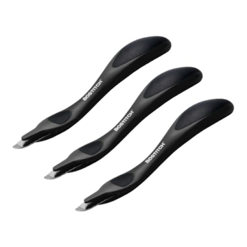 Bostitch Office Easy Staple Remover, Magnetic Tip, 3-Pack (40000M-BLK-3PK)