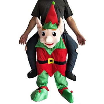 Adult Elf Mascot Ride On Costume for All Occasions